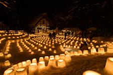 定山渓温泉・雪灯路