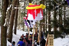 梵天奉納祭（旭岡山神社）