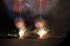 日本海洋上花火大会（由利本荘市：7月20日）