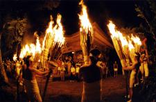 麓山の火祭り
