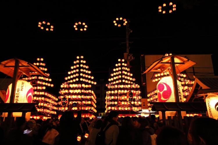 二本松の提灯祭り（二本松神社）