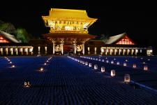 瑞龍寺ライトアップ