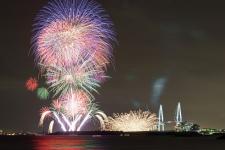 富山新港花火大会（射水市：7月28日）