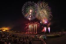 川北祭り北国大花火川北大会（川北町：8月3日）