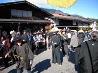 妻籠宿文化文政風俗絵巻之行列