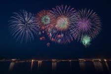 宮津燈籠流し花火大会（宮津市：8月16日）
