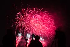 市民納涼花火大会（鳥取市：8月15日）