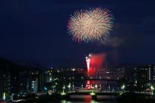 高知市納涼花火大会（高知市：8月9日）