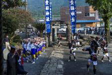 袴野面浮立（貴船神社）