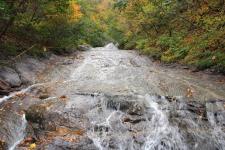 カムイワッカ湯の滝