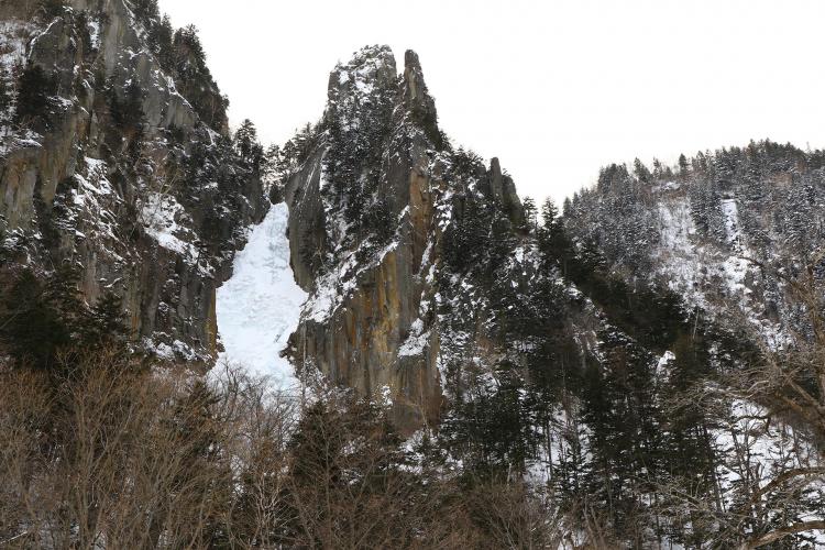 銀河・流星の滝(層雲峡)
