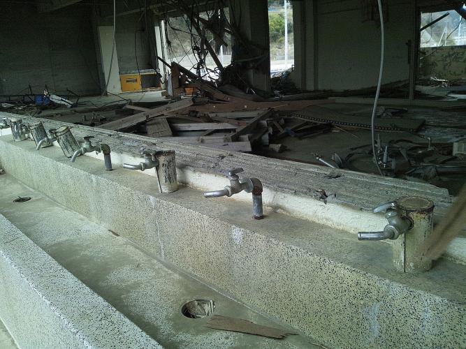 旧気仙中学校(震災遺構)