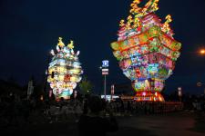能代七夕「天空の不夜城」