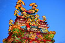 能代七夕「天空の不夜城」