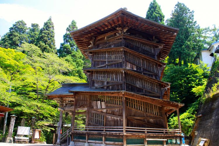 会津さざえ堂(円通三匝堂)