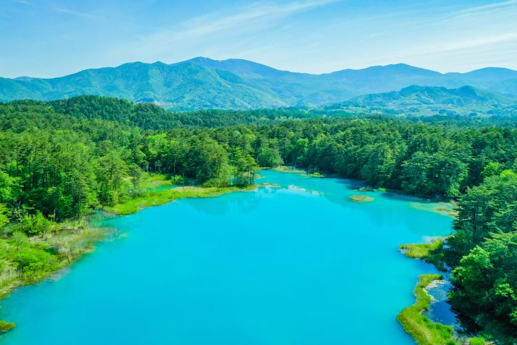 五色沼(裏磐梯高原駅側入口)