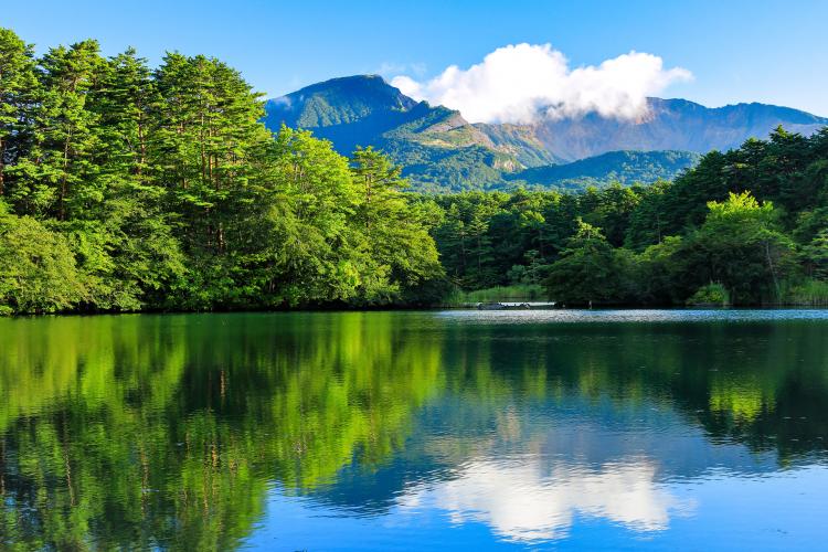 五色沼(裏磐梯高原駅側入口)