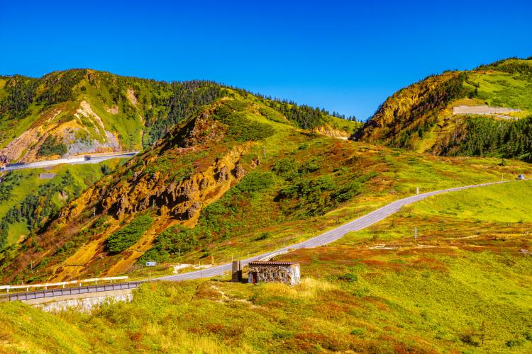 志賀草津道路(長野県側)