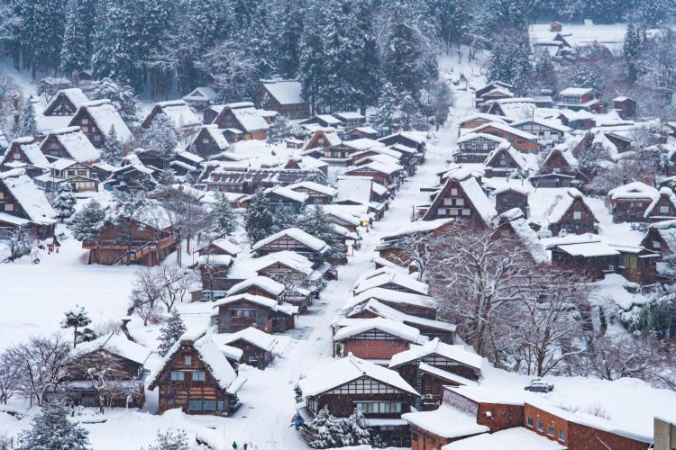 荻町城跡展望台(白川郷)