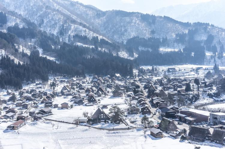 天守閣展望台 白川郷