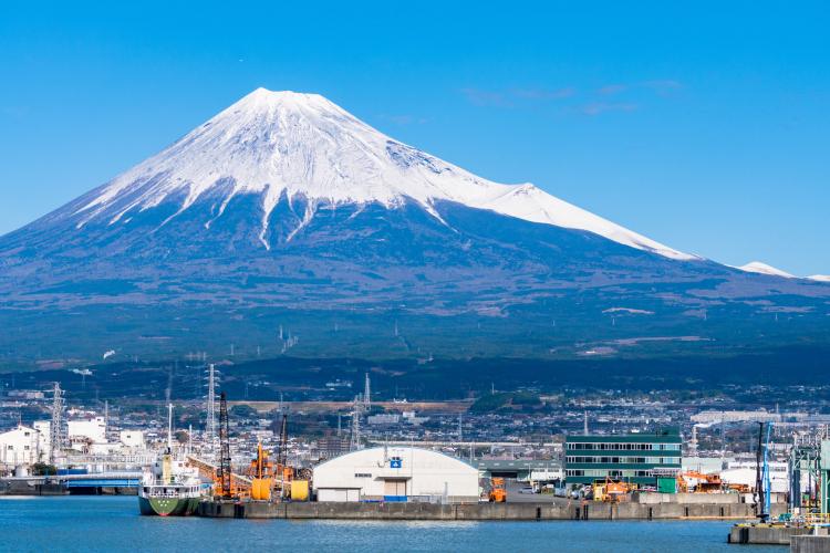 田子の浦漁港（富士山）