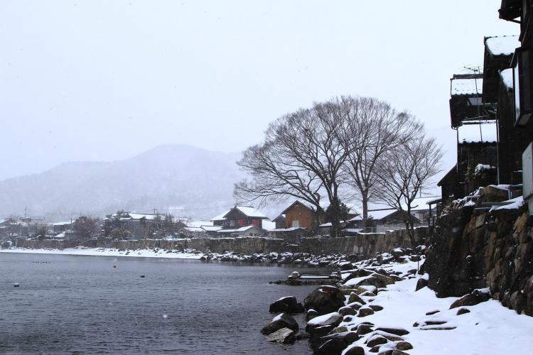 高島市海津、知内地区
