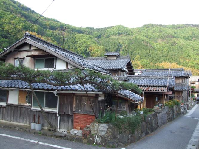 菅浦の湖岸集落景観