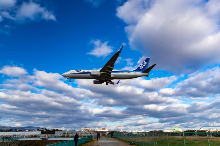 千里川土手(大阪国際空港)