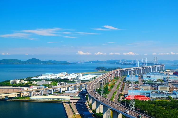 瀬戸大橋(聖通寺山展望台)