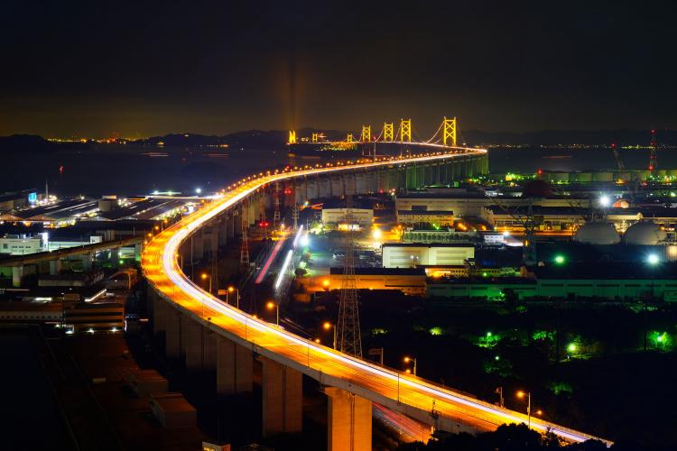 瀬戸大橋(聖通寺山展望台)