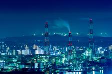 【工場夜景】城山緑地公園