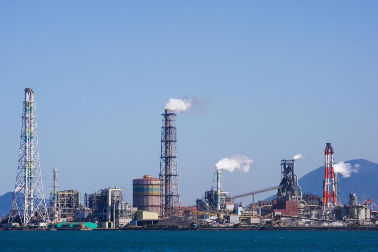 【工場夜景】軍艦防波堤