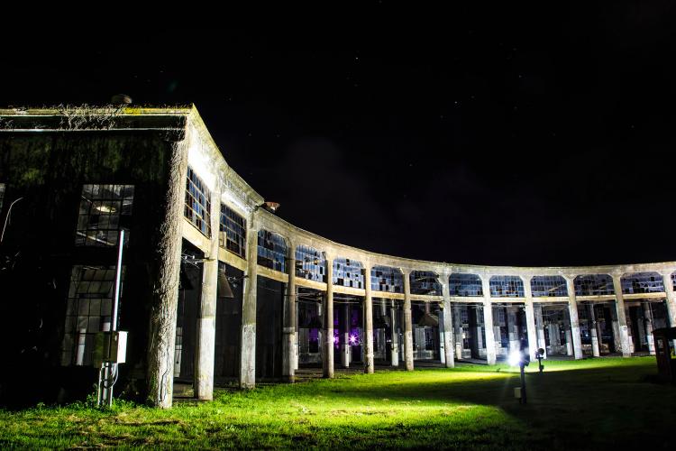 旧豊後森機関庫