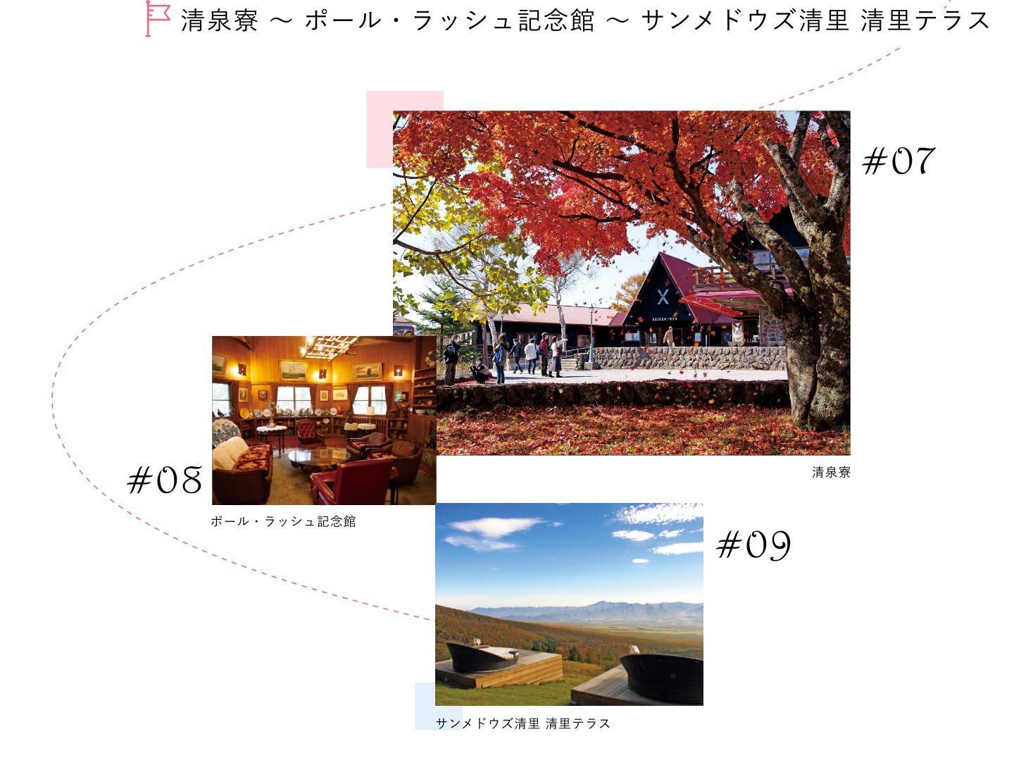 清泉寮～ポール・ラッシュ記念館～サンメドウズ清里 清里テラス​